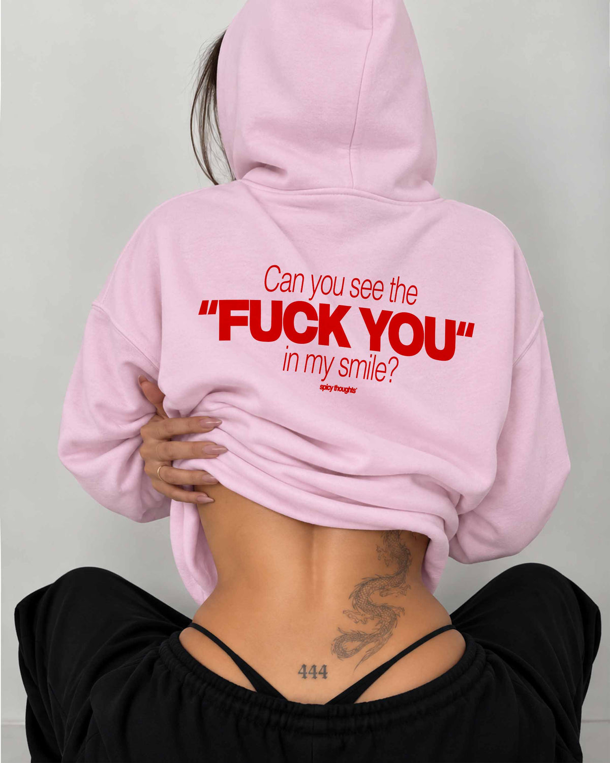 Oversized Hoodie - Can You See The Fuck You In My Smile