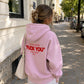 Oversized Zip Hoodie - Can You See The Fuck You In My Smile