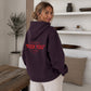 Oversized Zip Hoodie - Can You See The Fuck You In My Smile