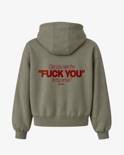 Oversized Hoodie - Can You See The Fuck You In My Smile