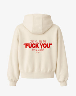 Oversized Hoodie - Can You See The Fuck You In My Smile