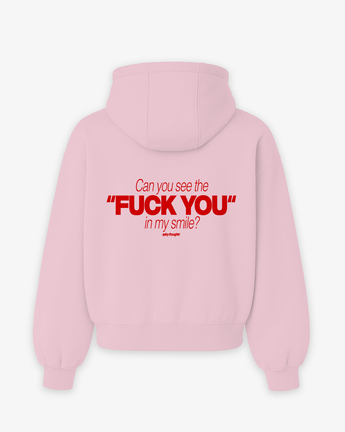 Oversized Hoodie - Can You See The Fuck You In My Smile
