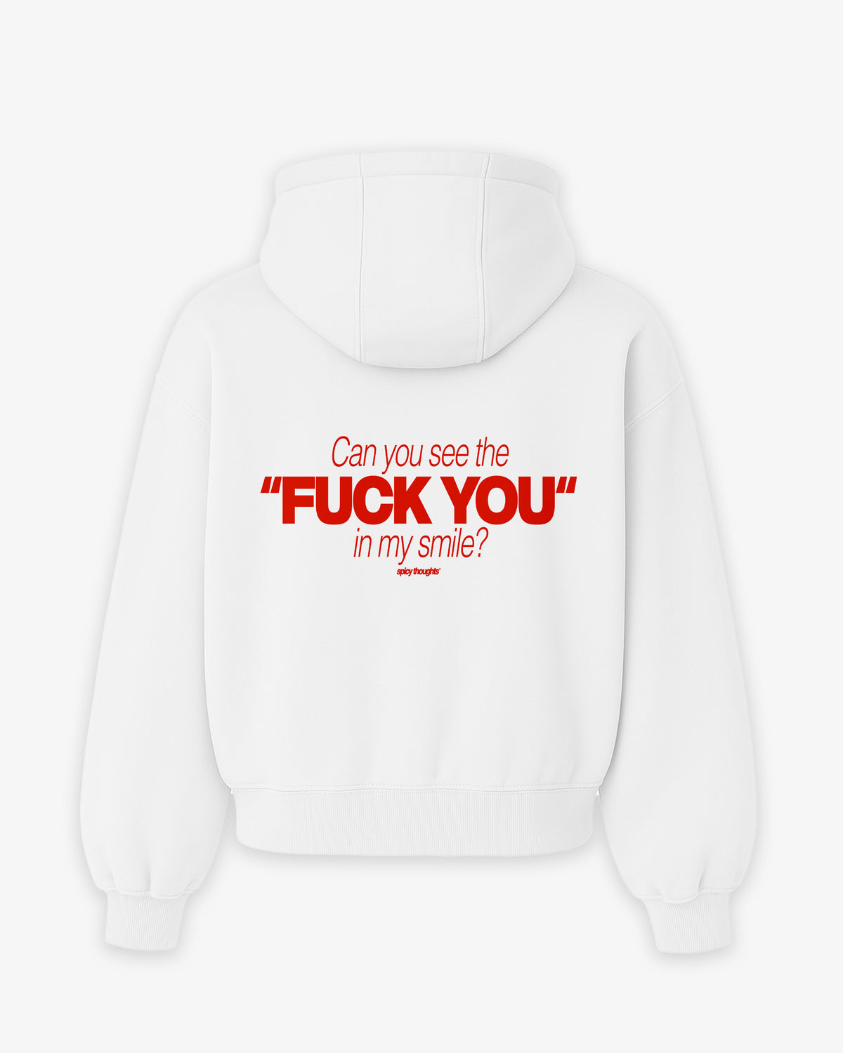 Oversized Hoodie - Can You See The Fuck You In My Smile