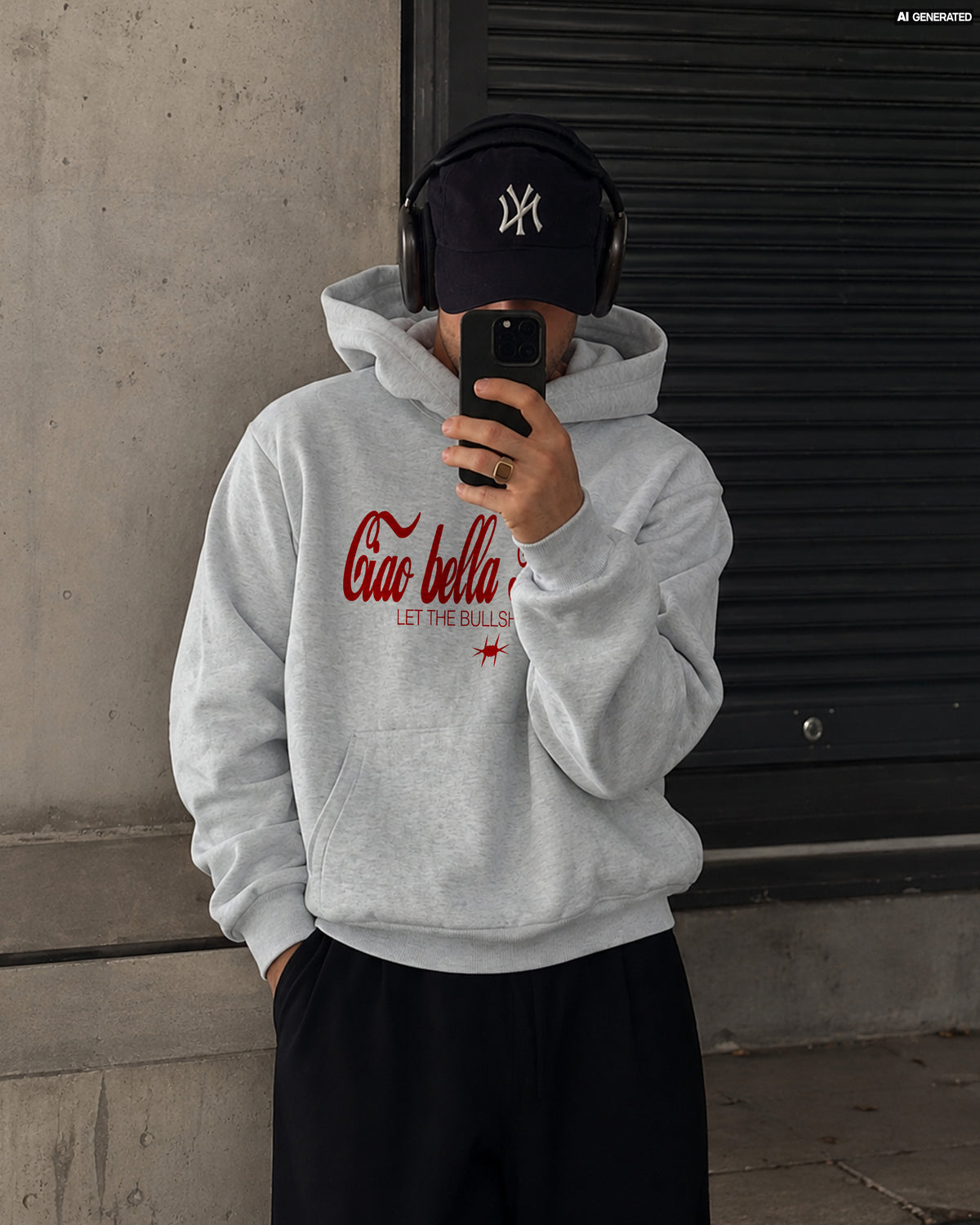 Oversized Hoodie - Ciao Bella Fuckers