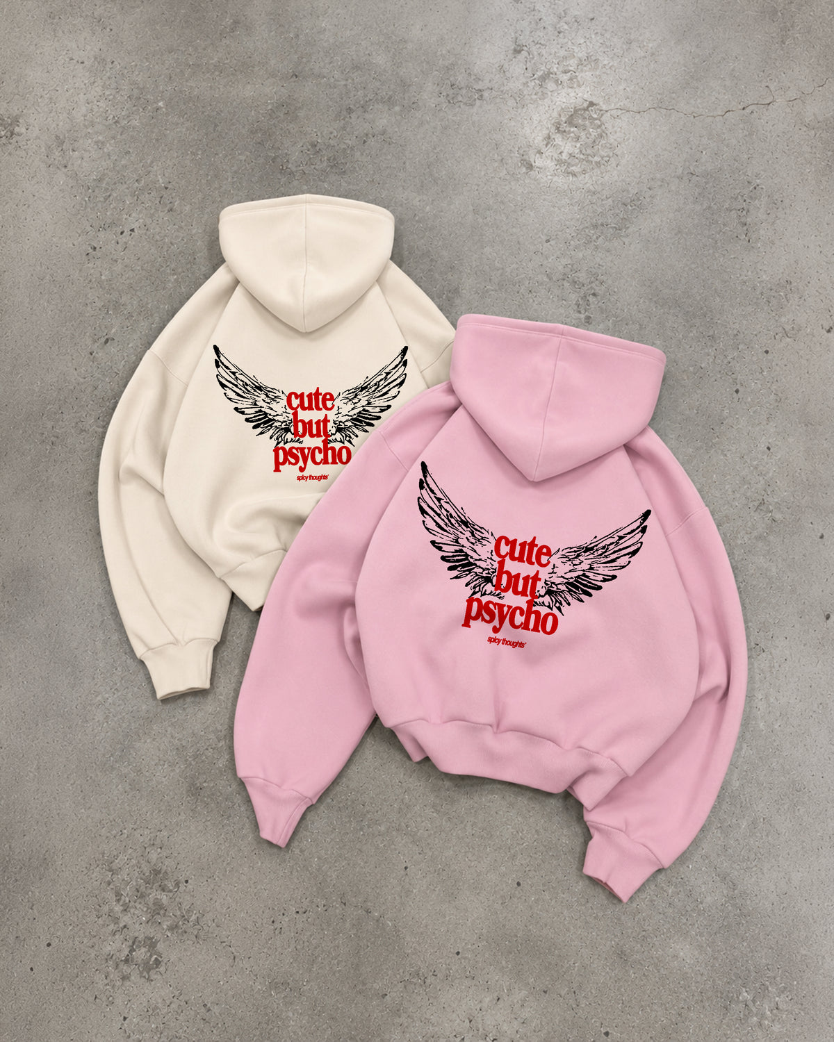 Oversized Hoodie - Cute But Psycho