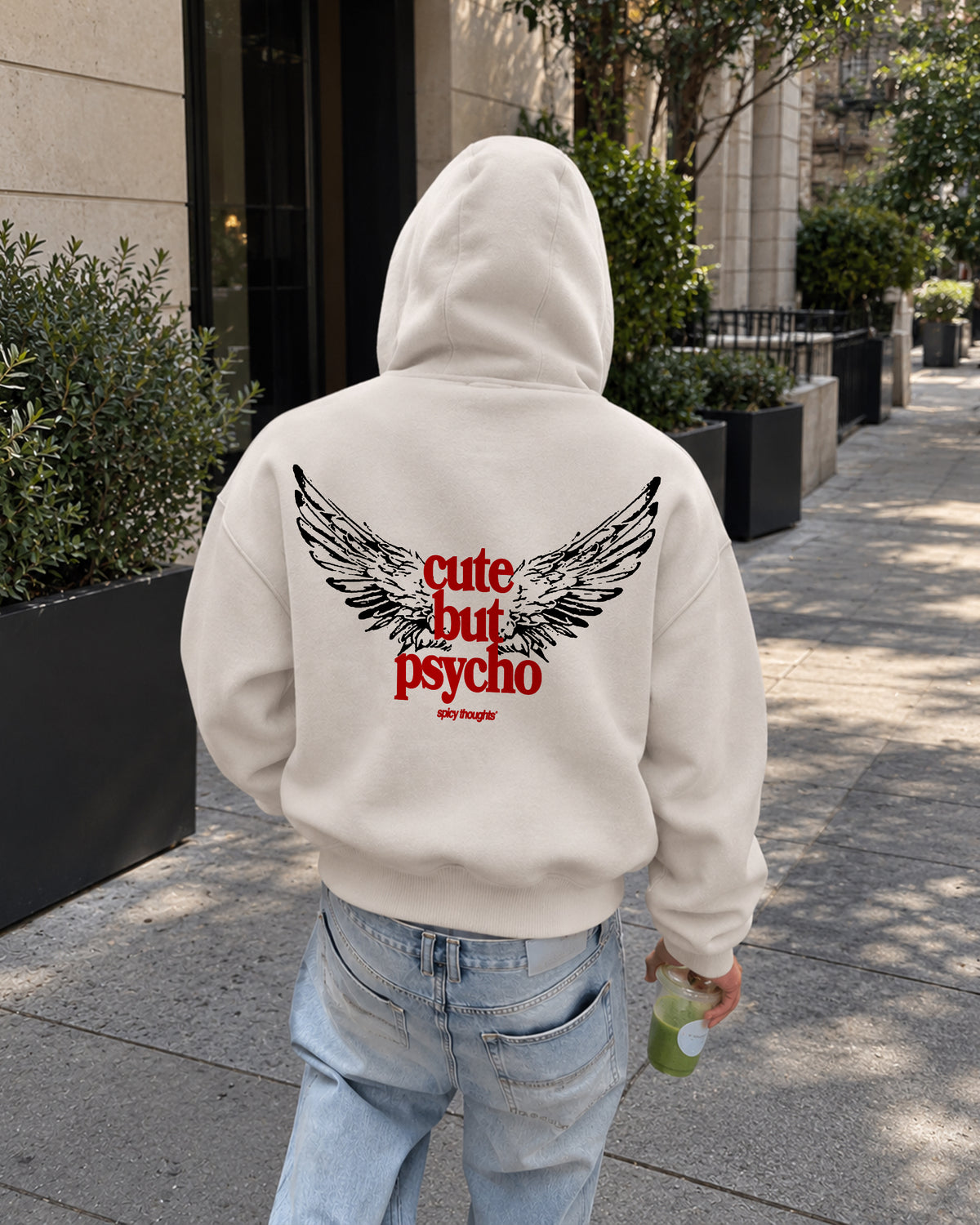 Oversized Hoodie - Cute But Psycho