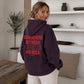 Oversized Hoodie - Somewhere Between A Depression And Ibiza