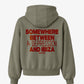Oversized Hoodie - Somewhere Between A Depression And Ibiza