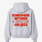 Oversized Hoodie - Somewhere Between A Depression And Ibiza