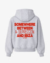 Oversized Hoodie - Somewhere Between A Depression And Ibiza