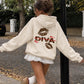 Oversized Hoodie - Diva Leopard Kiss