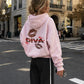 Oversized Hoodie - Diva Leopard Kiss