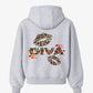 Oversized Hoodie - Diva Leopard Kiss