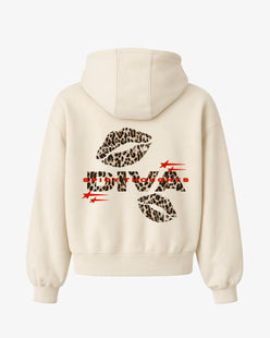 Oversized Hoodie - Diva Leopard Kiss