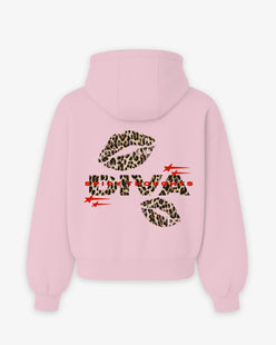 Oversized Hoodie - Diva Leopard Kiss