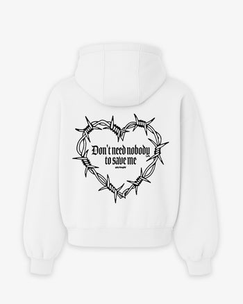 Oversized Hoodie - Don’t Need Nobody To Save Me