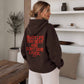 Oversized Hoodie - Enjoy life. Stay sexy. Don’t give a fuck.