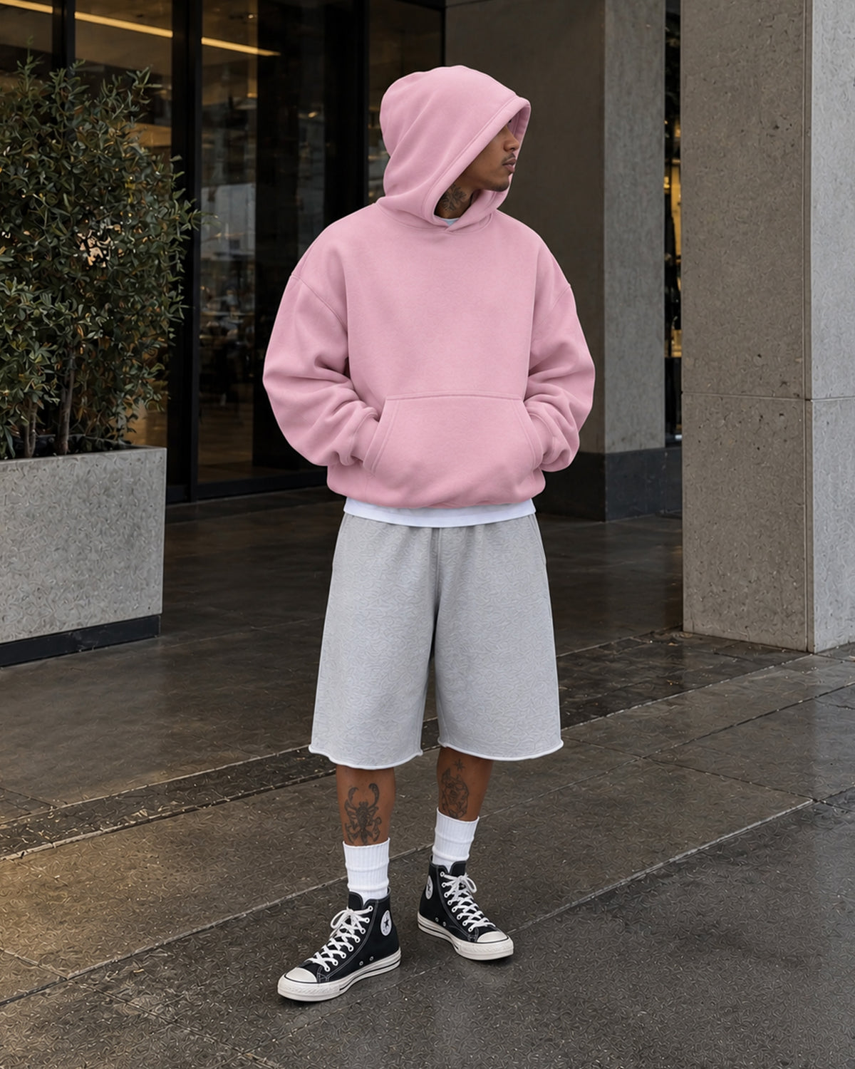 Oversized Hoodie - Enjoy life. Stay sexy. Don’t give a fuck.