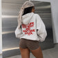 Oversized Hoodie - Enjoy life. Stay sexy. Don’t give a fuck.