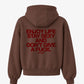 Oversized Hoodie - Enjoy life. Stay sexy. Don’t give a fuck.