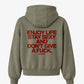 Oversized Hoodie - Enjoy life. Stay sexy. Don’t give a fuck.