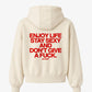 Oversized Hoodie - Enjoy life. Stay sexy. Don’t give a fuck.