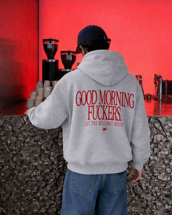 Oversized Hoodie - Good Morning Fuckers
