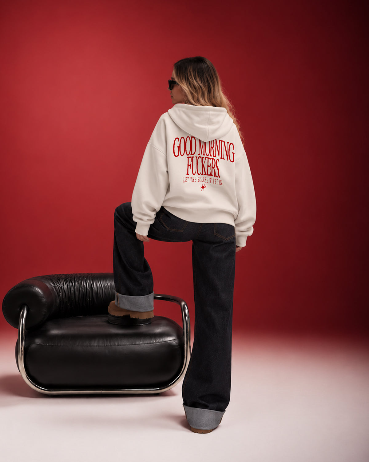 Oversized Hoodie - Good Morning Fuckers