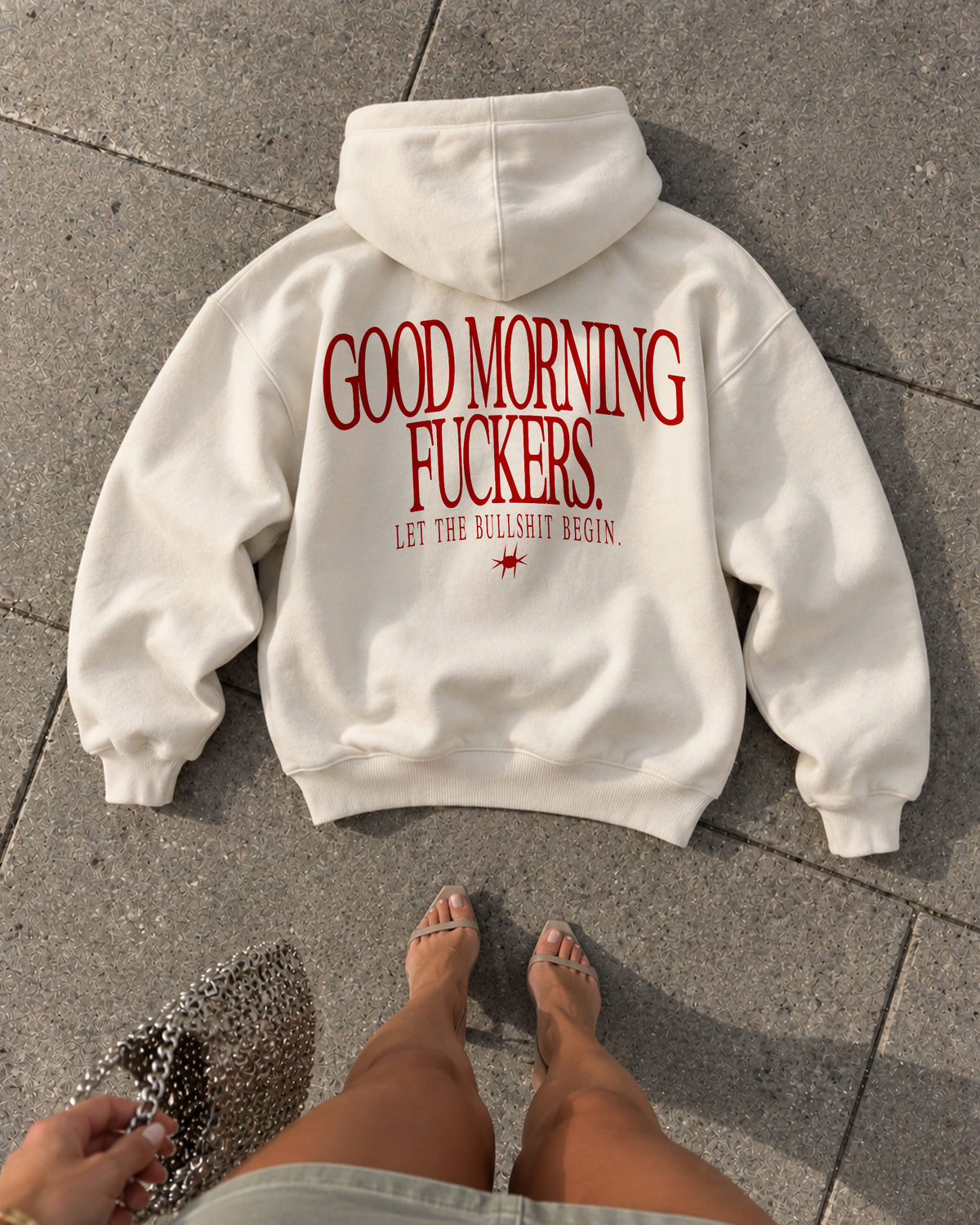 Oversized Hoodie - Good Morning Fuckers