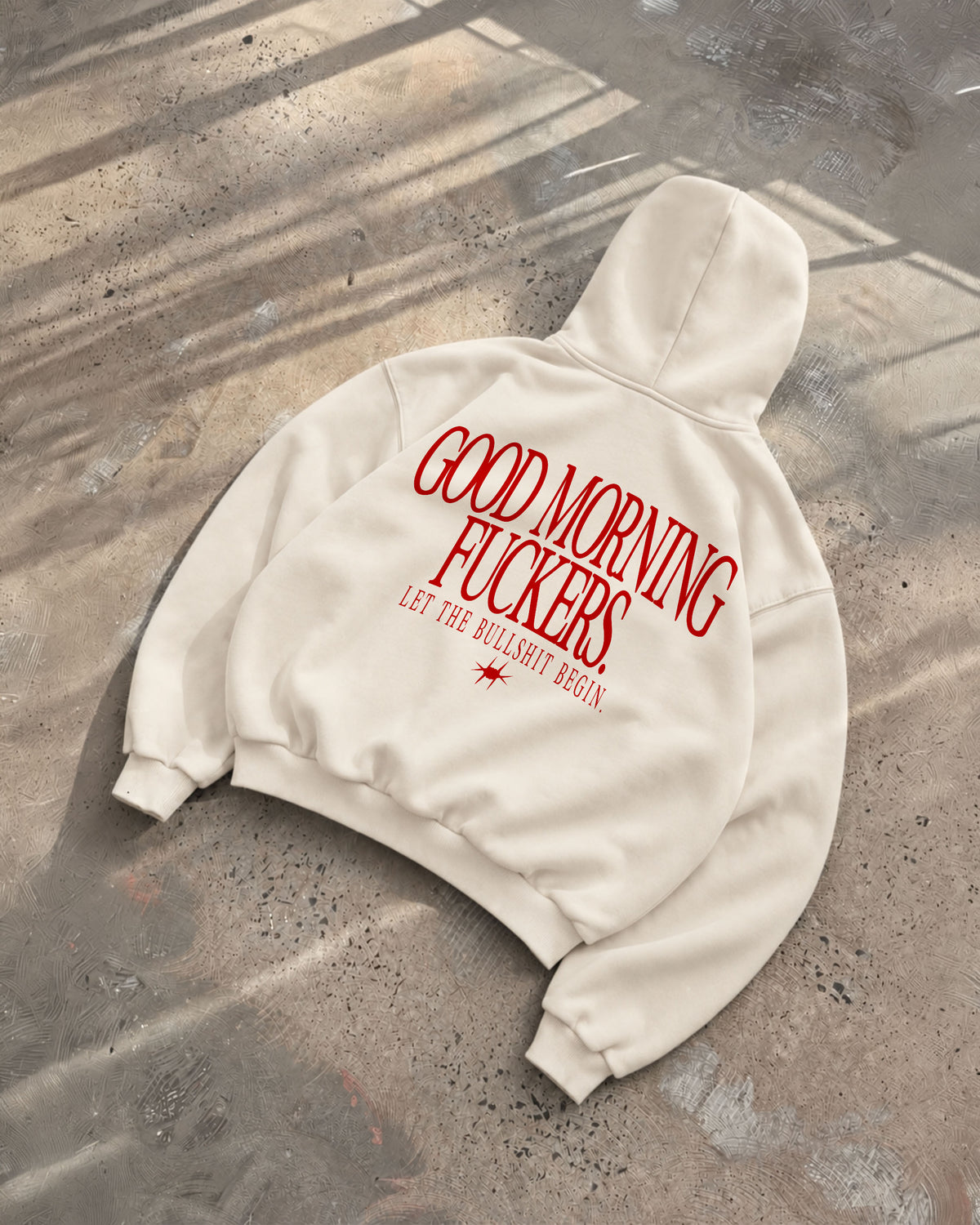 Oversized Hoodie - Good Morning Fuckers