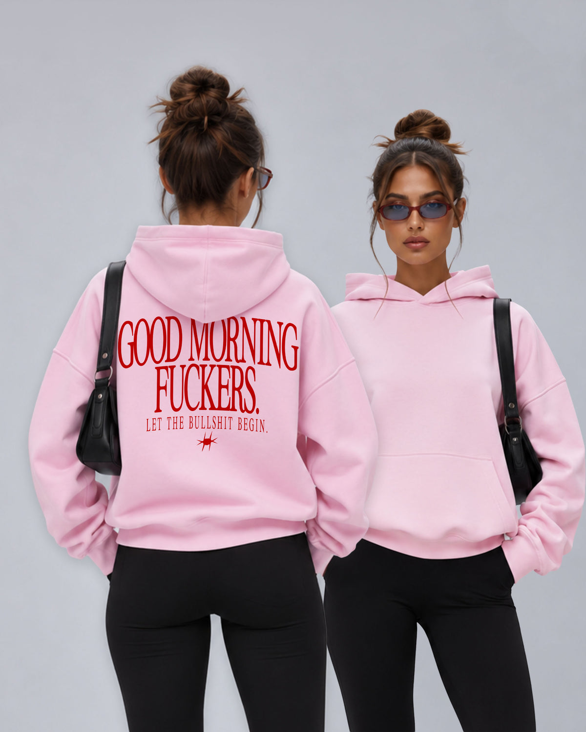 Oversized Hoodie - Good Morning Fuckers