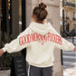 Oversized Hoodie - Good Morning Fuckers Back Arch