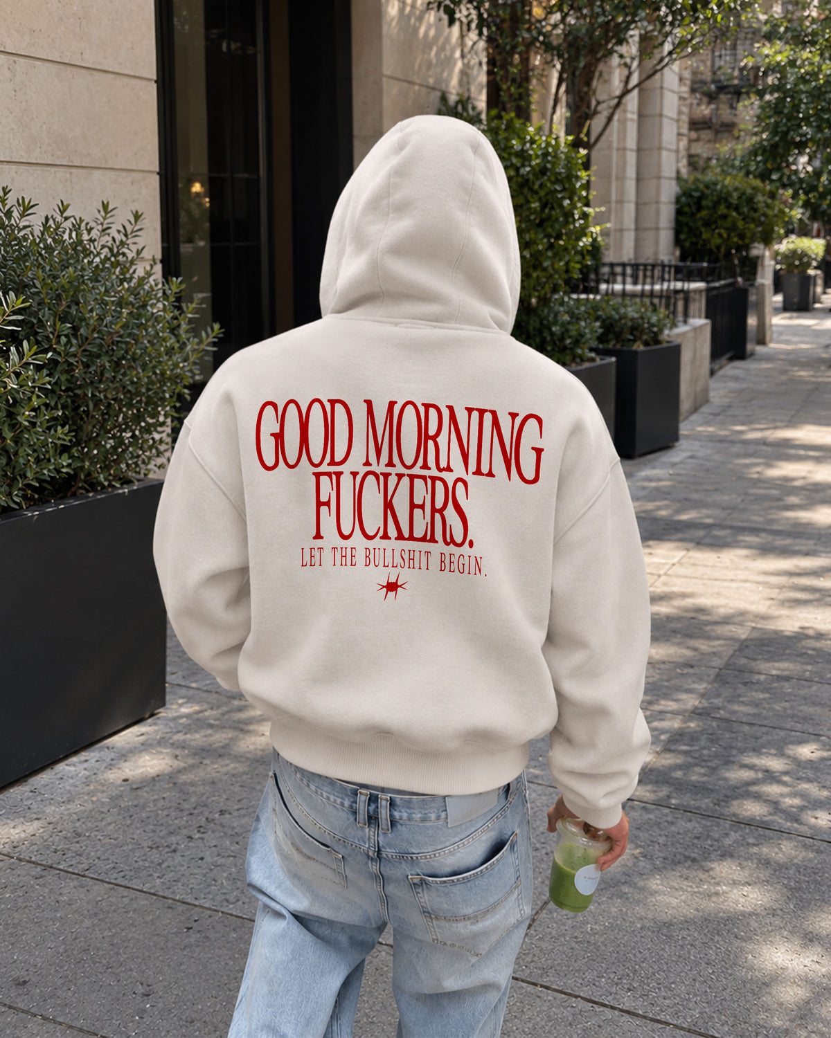 Oversized Hoodie - Good Morning Fuckers