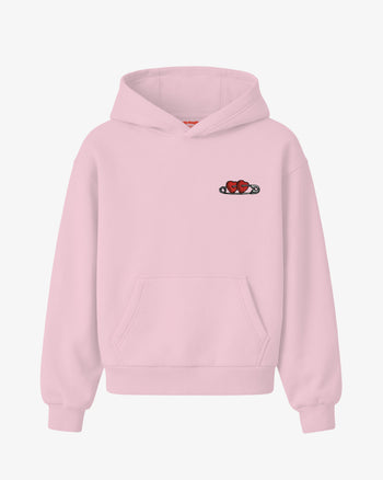 Oversized Hoodie - ”Heart Lock” Patch