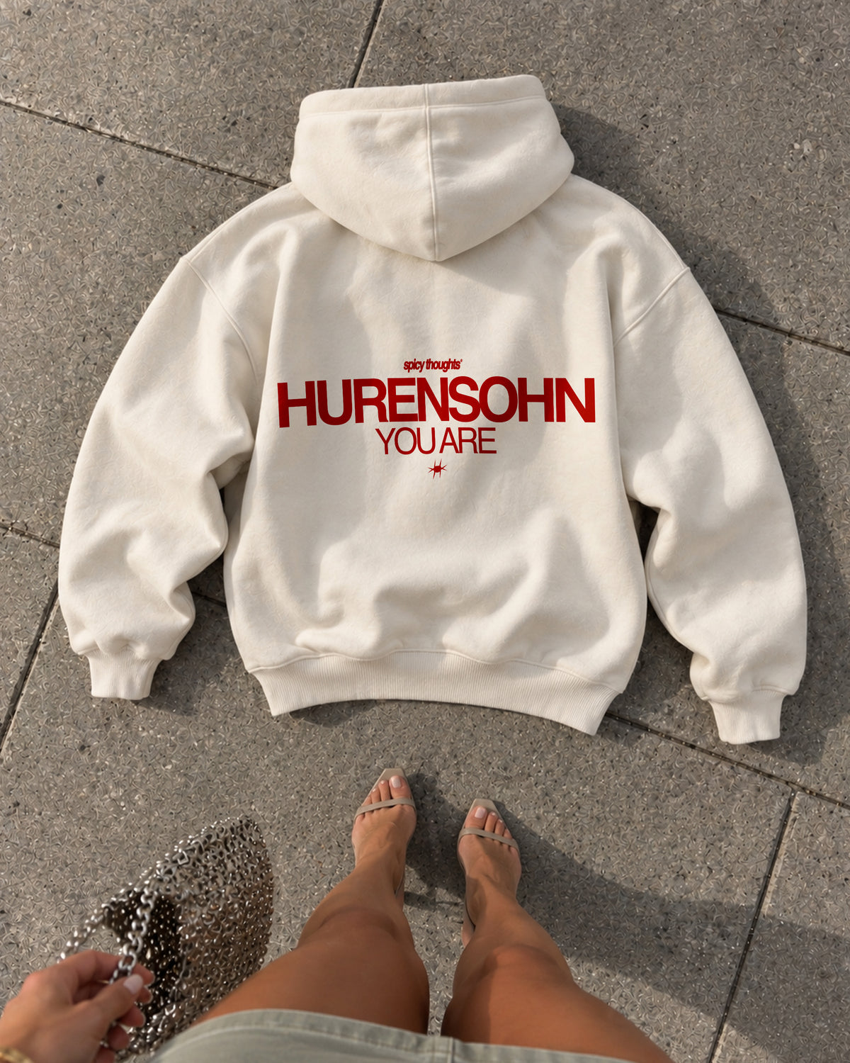 Oversized Hoodie - Hurensohn You Are