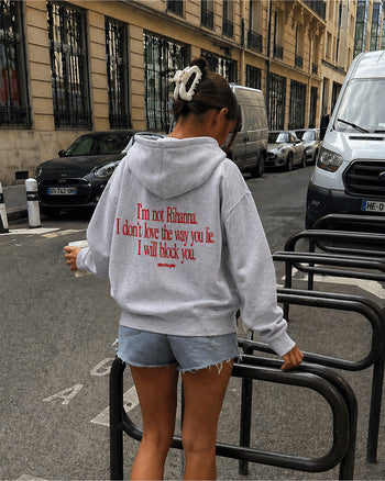 Oversized Hoodie - I Will Block You