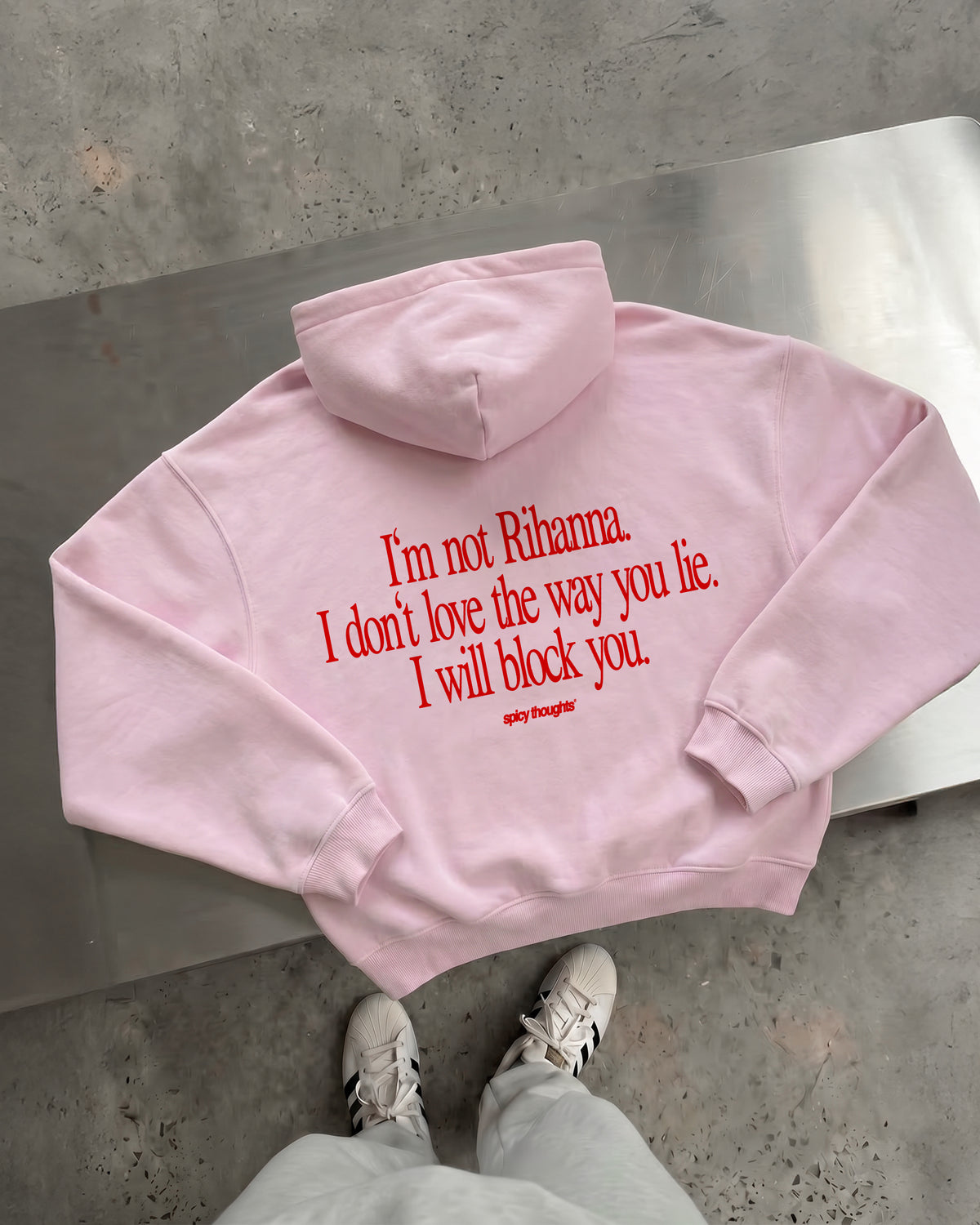 Oversized Hoodie - I Will Block You