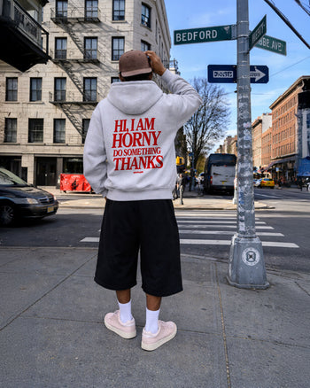 Oversized Hoodie - Hi, I Am Horny