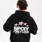 Oversized Hoodie - I Only Love My Bed & My Mama