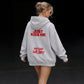 Oversized Hoodie - Just Kiss Me We Can Talk Later