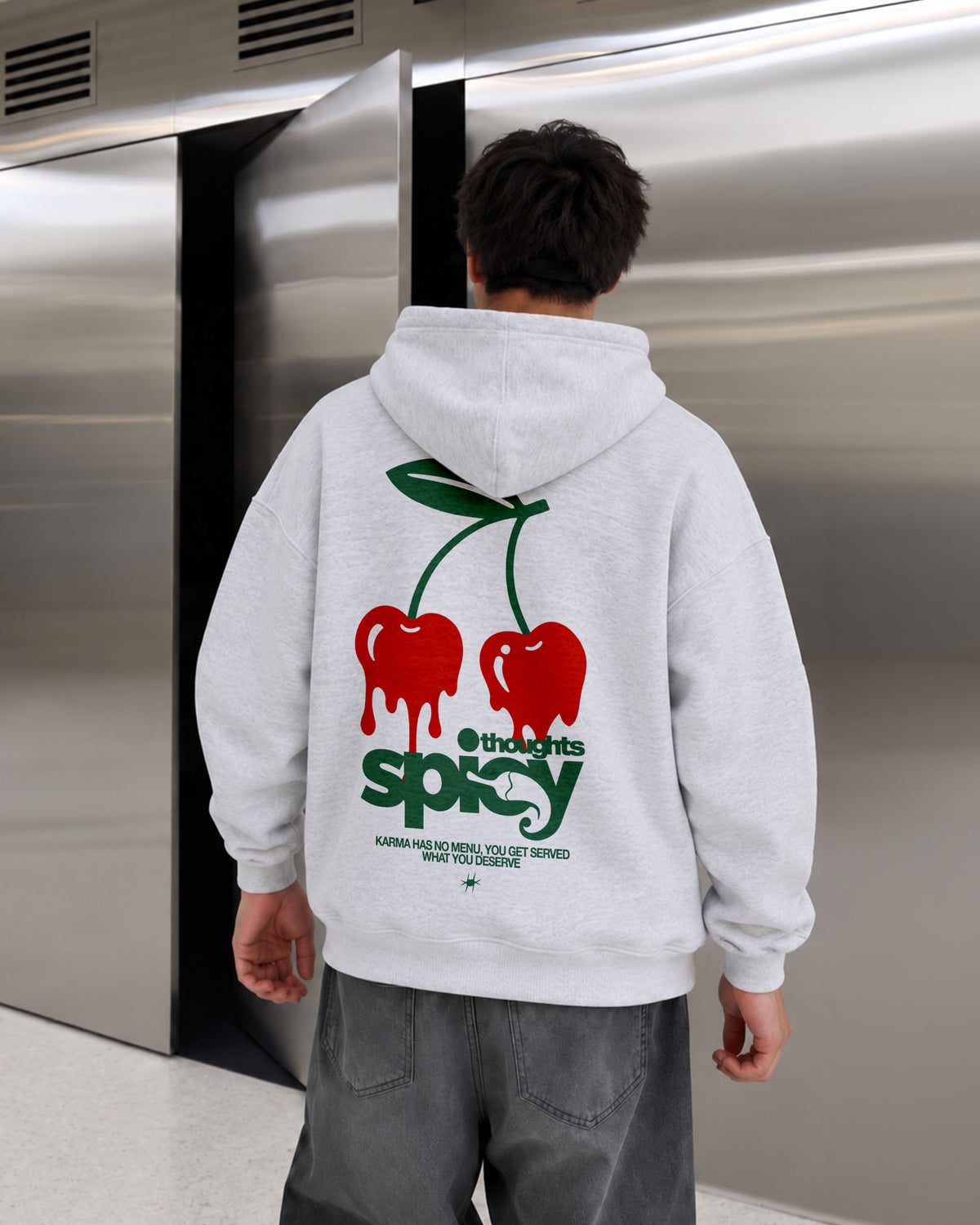 Oversized Hoodie - Karma has no menu