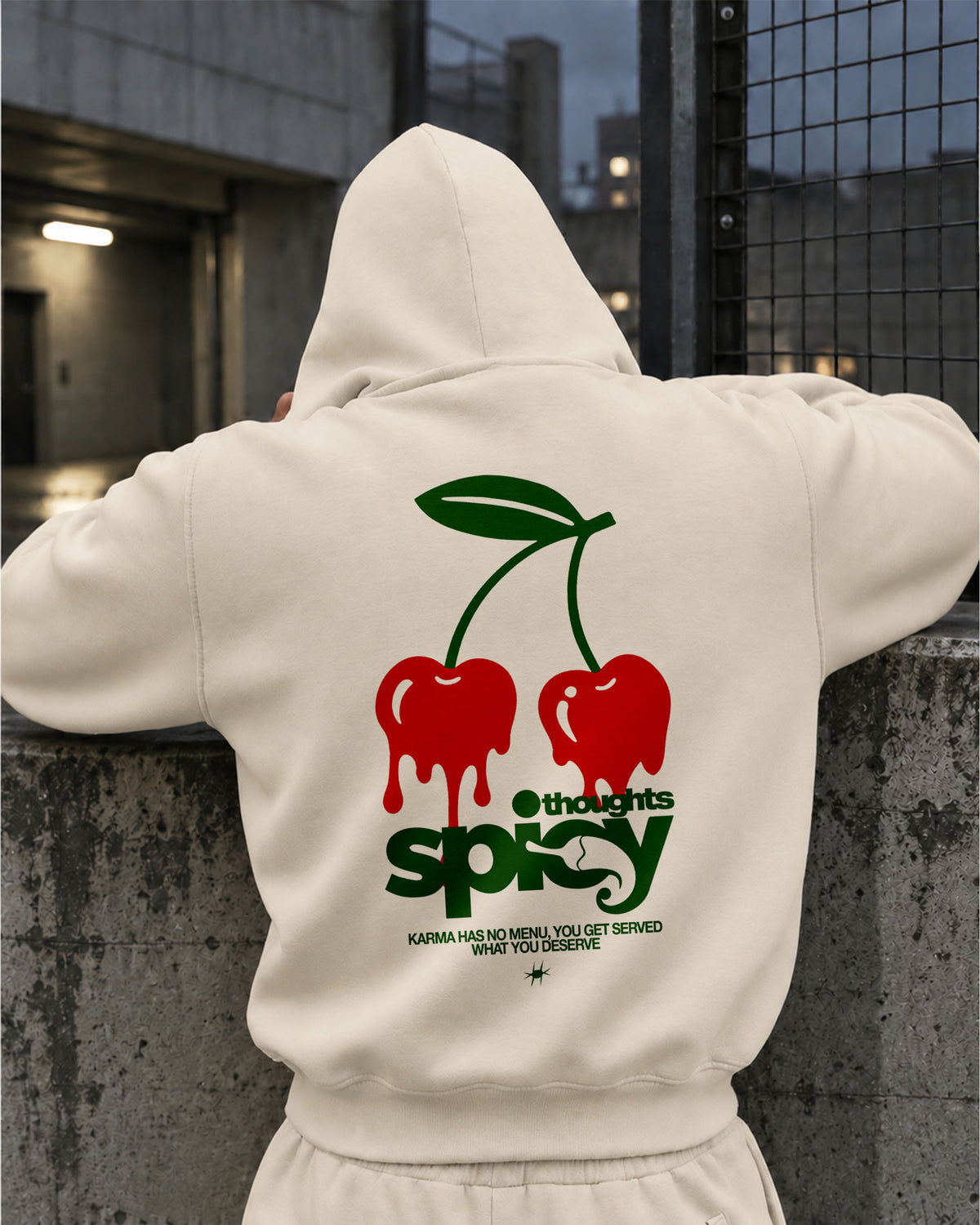 Oversized Hoodie - Karma has no menu