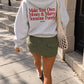 Oversized Hoodie - Make Your Own Money & Marry Someone Funny