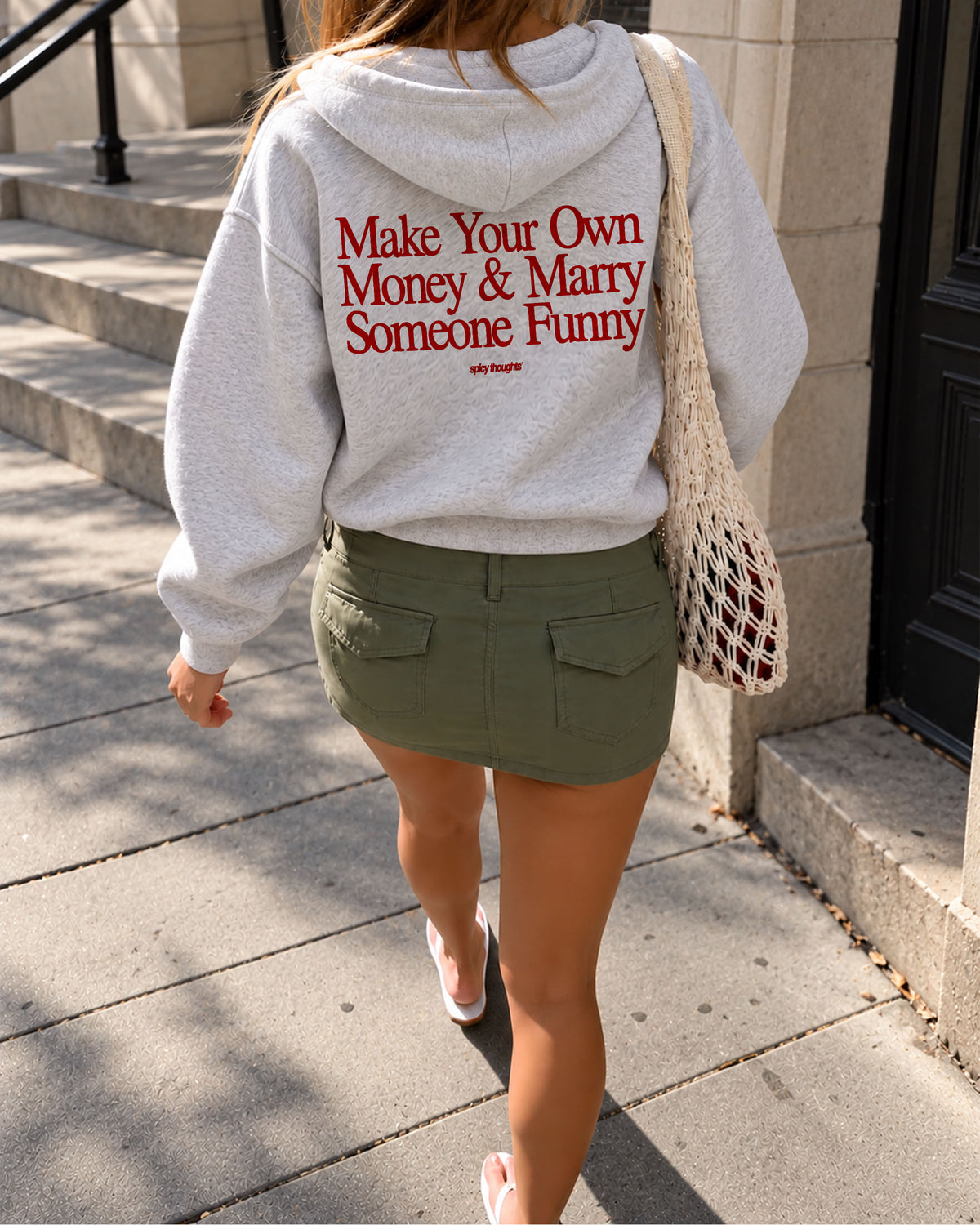 Oversized Hoodie - Make Your Own Money & Marry Someone Funny
