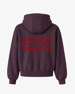 Oversized Hoodie - Make Your Own Money & Marry Someone Funny
