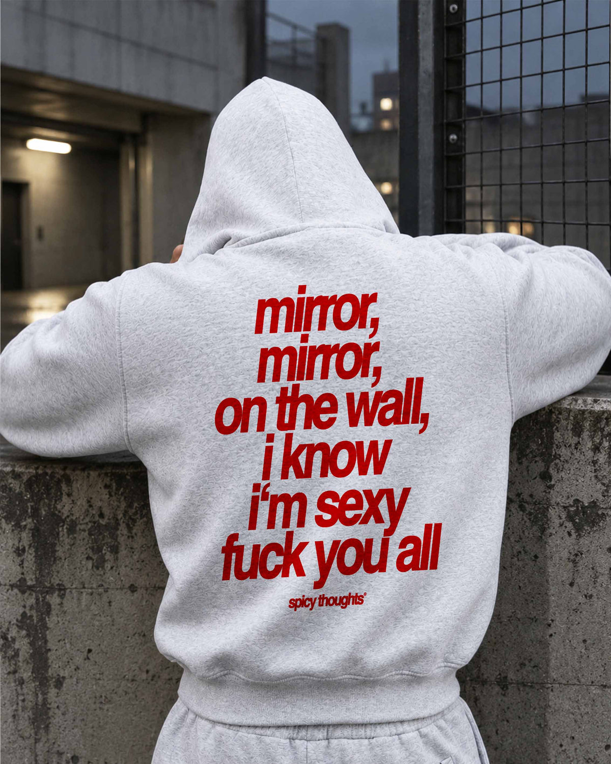 Oversized Hoodie - Mirror, mirror on the wall