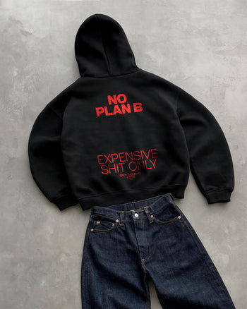 Oversized Hoodie - No plan B. Expensive shit only