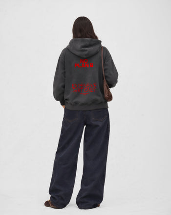 Oversized Hoodie - No plan B. Expensive shit only
