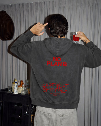 Oversized Hoodie - No plan B. Expensive shit only