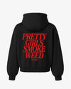 Oversized Hoodie - Pretty Girls Smoke Weed